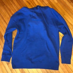 You Matter Hoodie by Demetrius Harmon - Blue Sz L